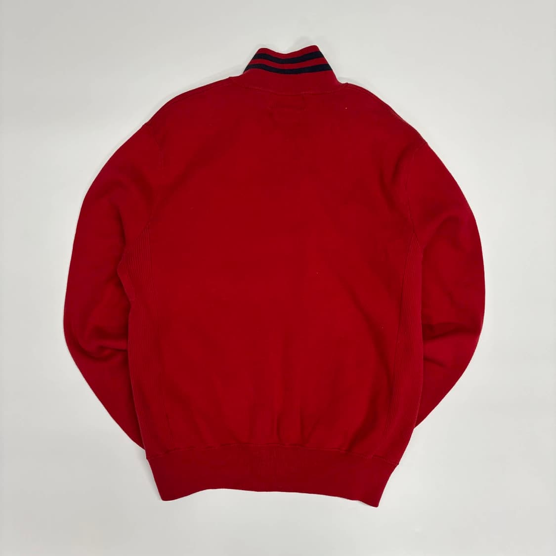 폴로 랄프로렌 투웨이 레드 코튼 트랙탑 대장급 희귀져지(L) 상품이미지3