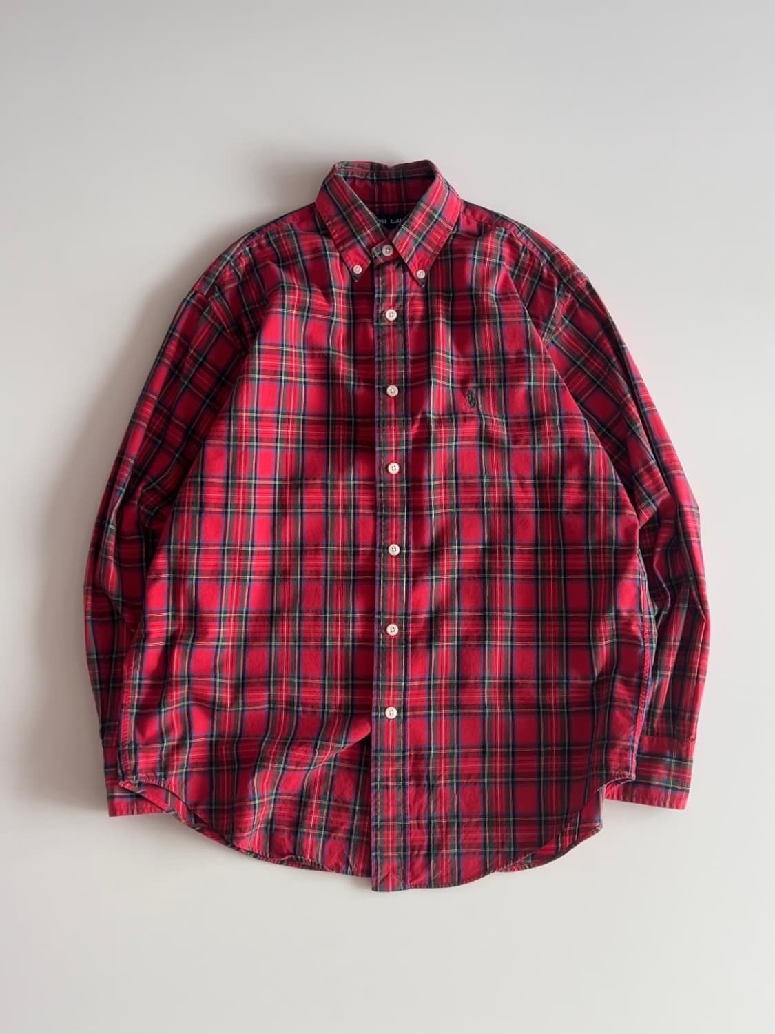 폴로 랄프로렌 타탄체크 셔츠 상품이미지1