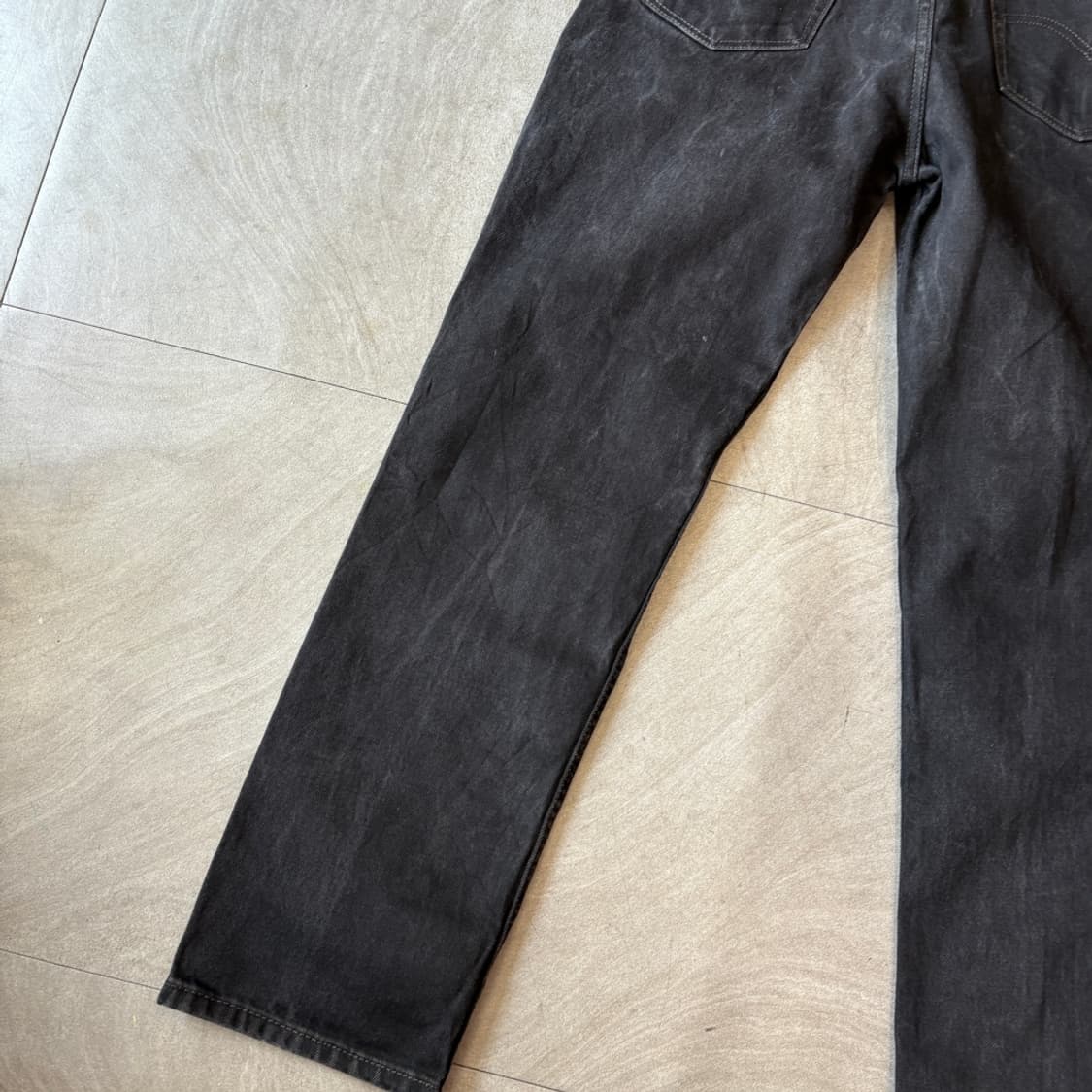 리바이스 정품 505 데님 블랙 팬츠 바지 상품이미지7