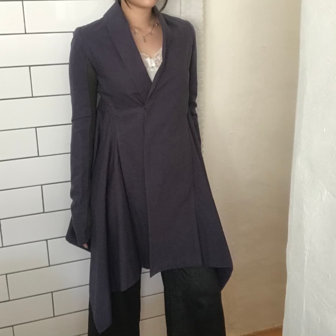 릭오웬스 다크쉐도우 롱 저지 자켓 상품이미지1