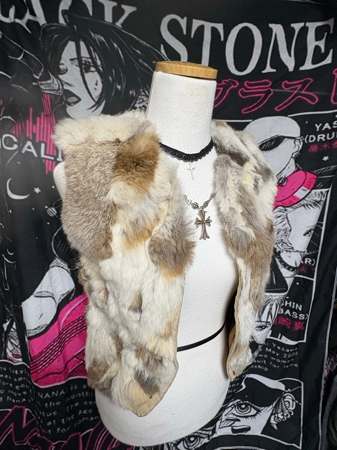 몽글감성 갸루 퍼 조끼 베스트 상품이미지1