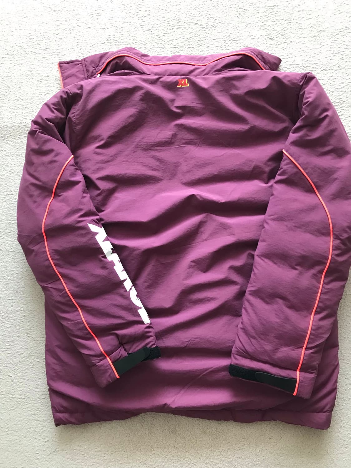 XLARGE 퍼플및오렌지 덕다운 패딩 상품이미지3