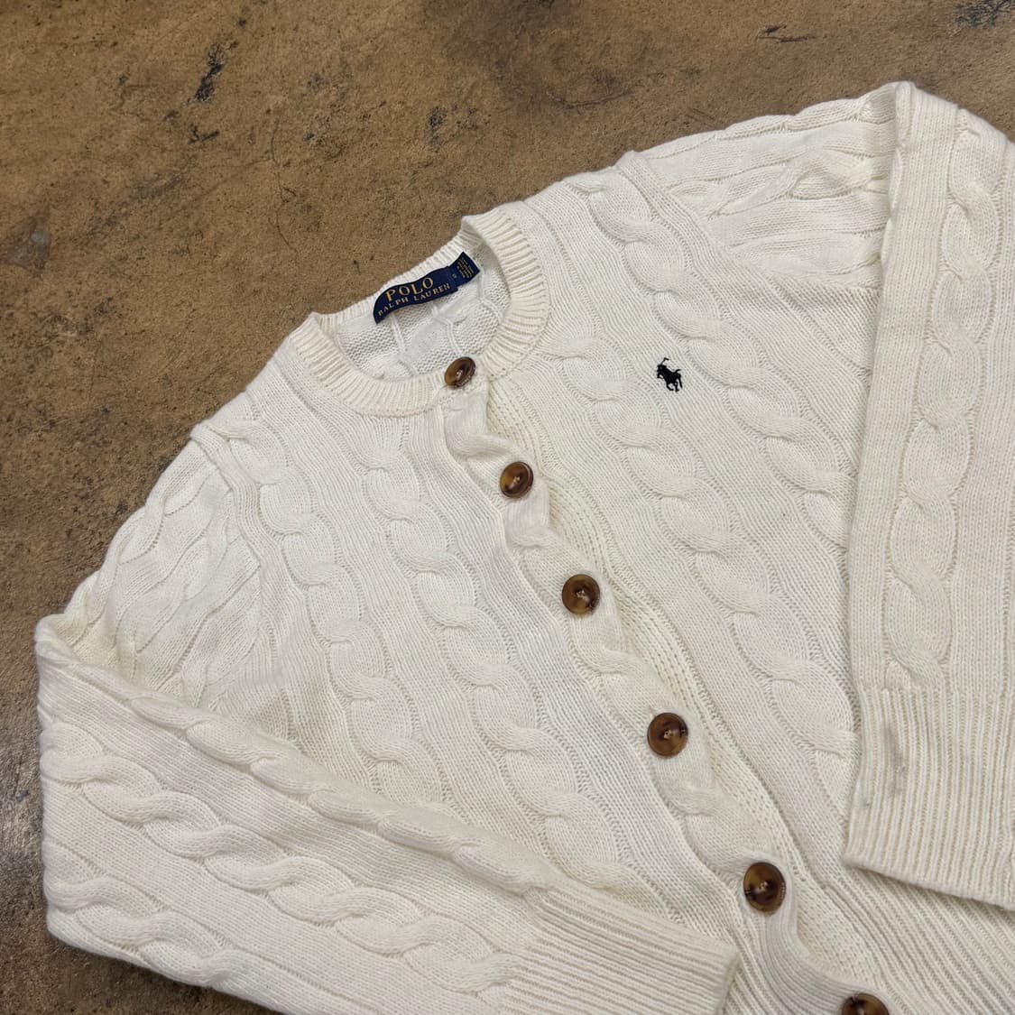 폴로 랄프로렌 꽈배기 니트 가디건  상품이미지1