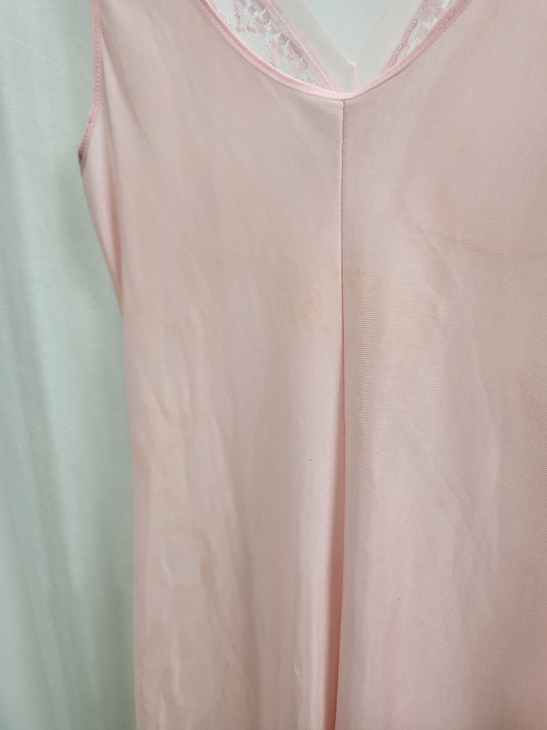 빈티지 베이비 핑크 슬립 드레스 상품이미지8