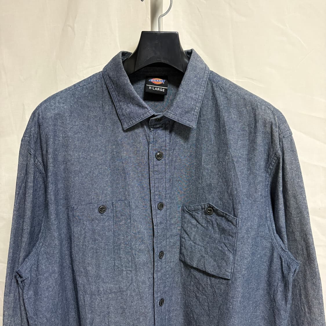 디키즈 샴브레이 워크셔츠 / 블루, XL 상품이미지2