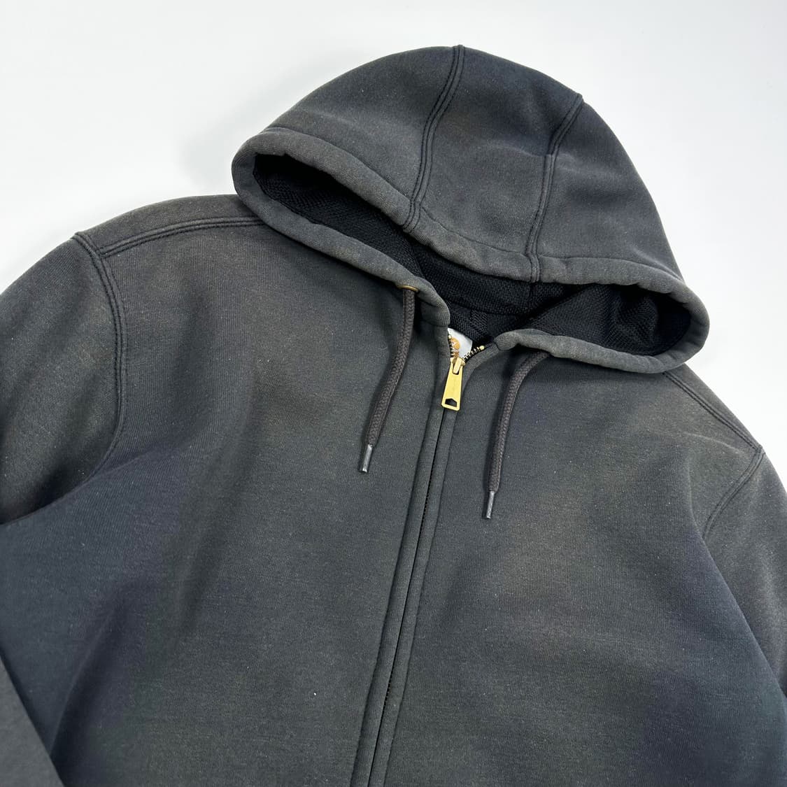 칼하트 OG 레인디펜더 썬 페이드 써멀 후드집업 챠콜 S 상품이미지3