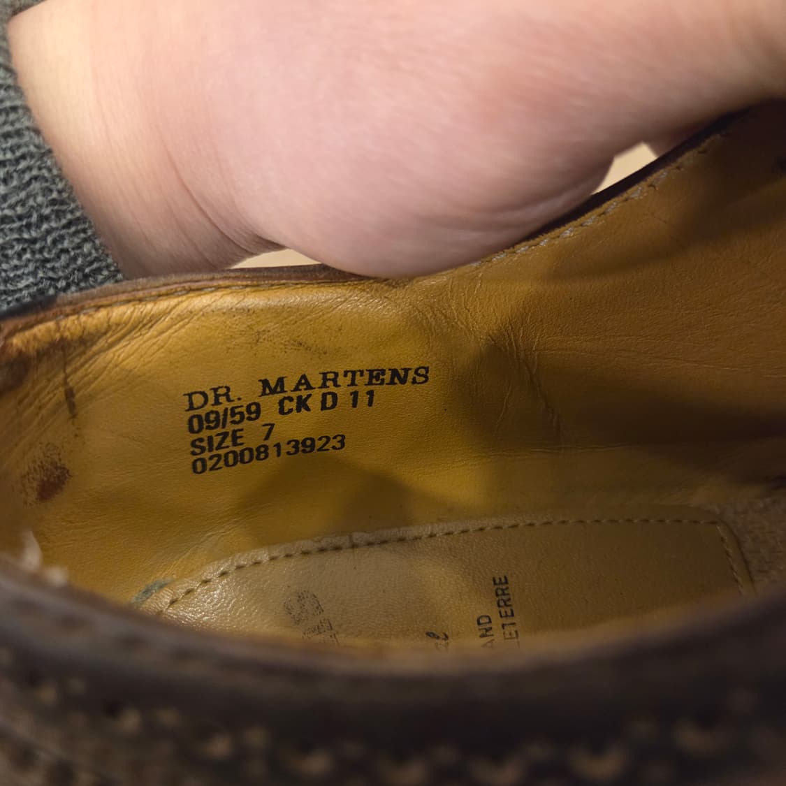 닥터마틴 윙팁 mie 브라운 uk7 260-265 상품이미지7