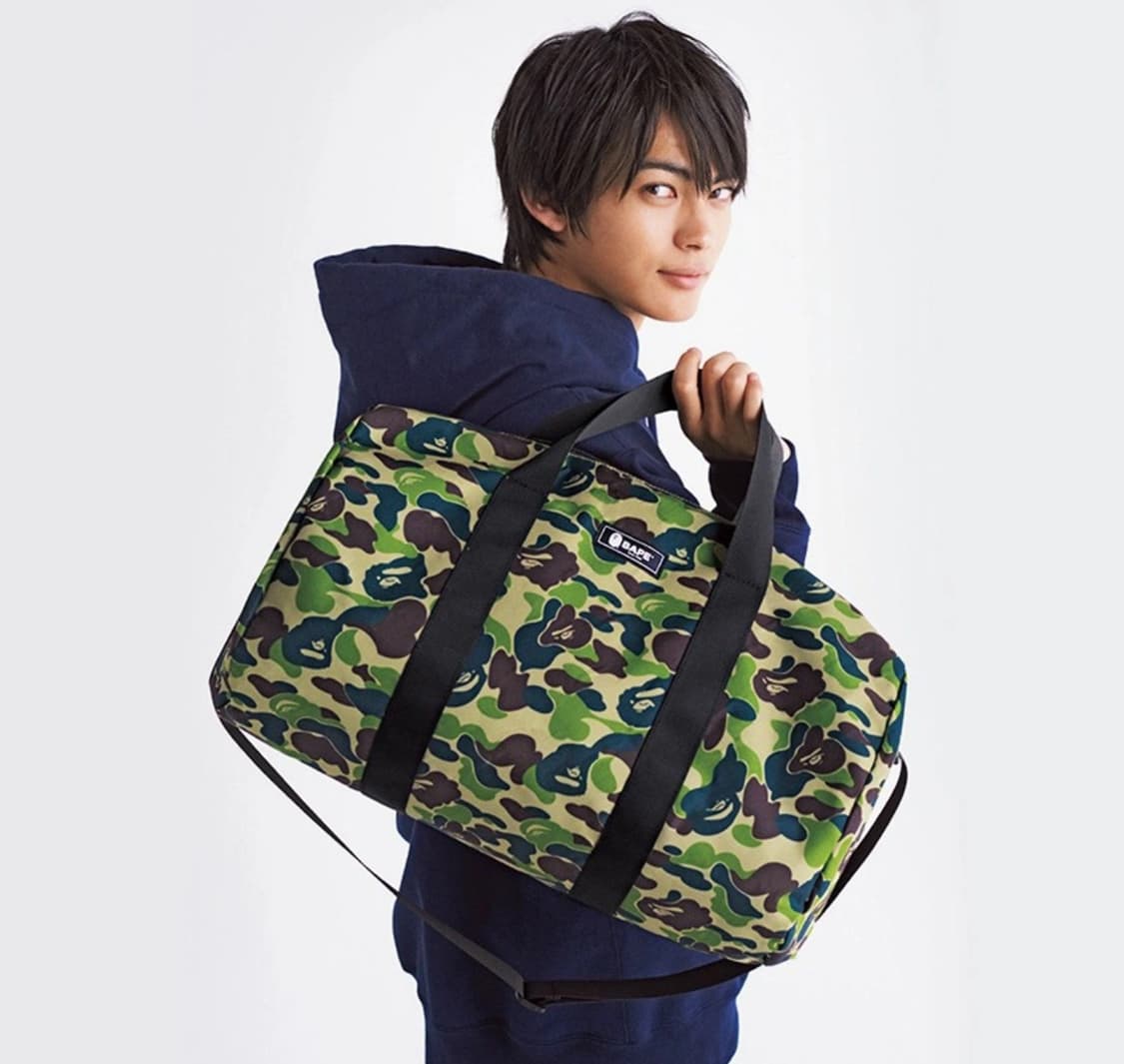 베이프 카모 빅 더플백 잡지부록 상품이미지7