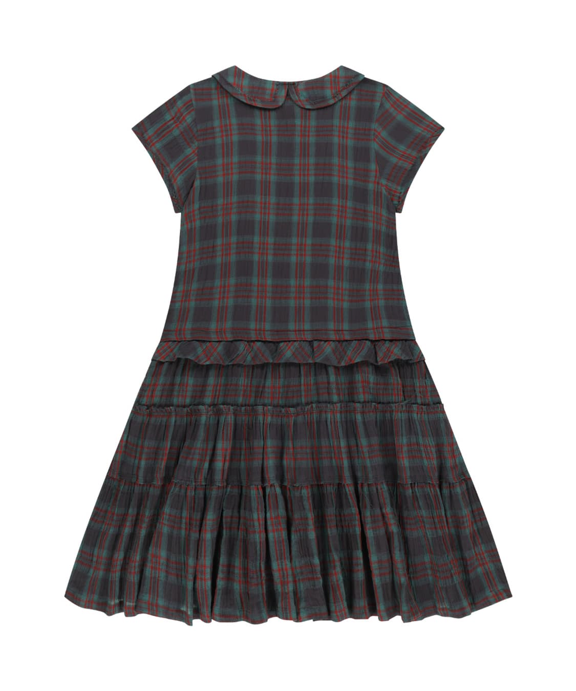 Coyseio Raw edge check onepiece (purple) 상품이미지2