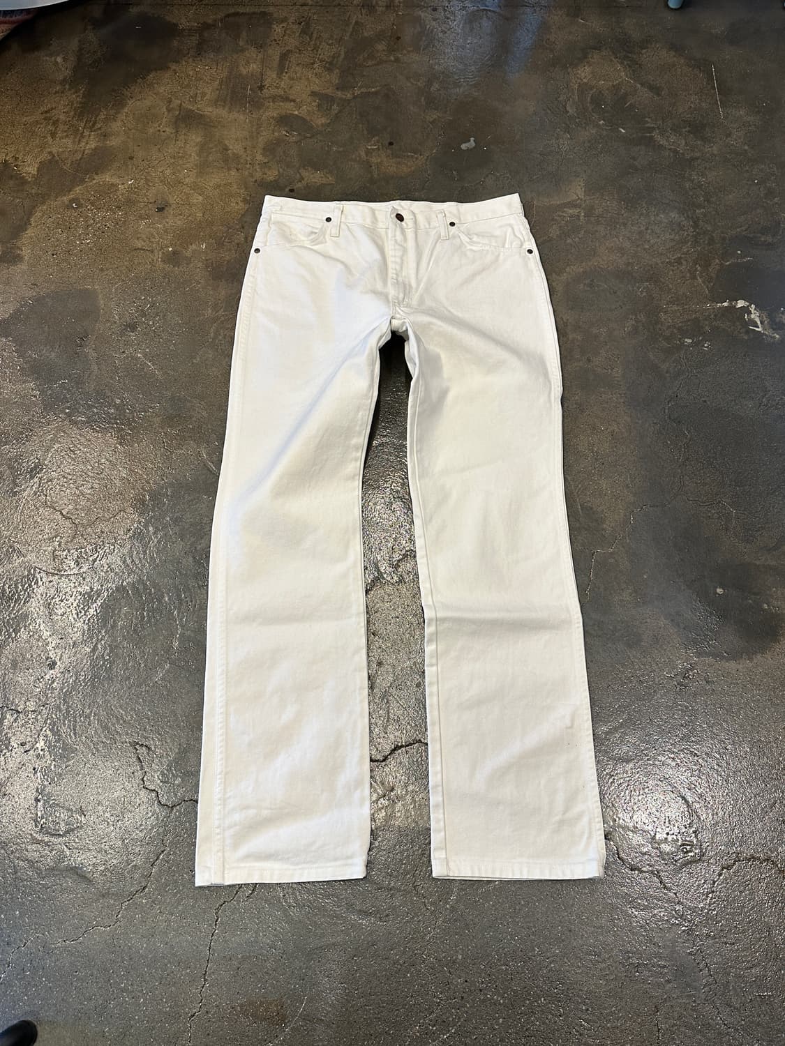 Wrangler 랭글러 화이트 데님 팬츠 36x34 상품이미지1