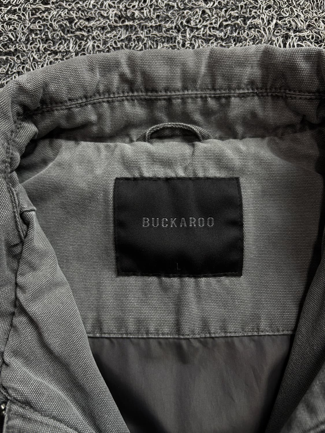 버커루 Y2K 빈티지 캔버스 바이커 자켓 1664 상품이미지3