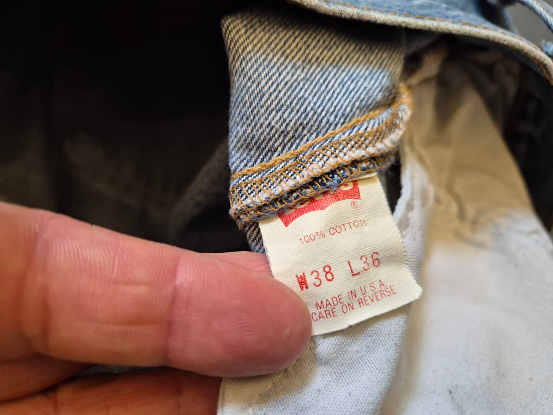 90s 리바이스501xx 데님 팬츠 made in usa 상품이미지8