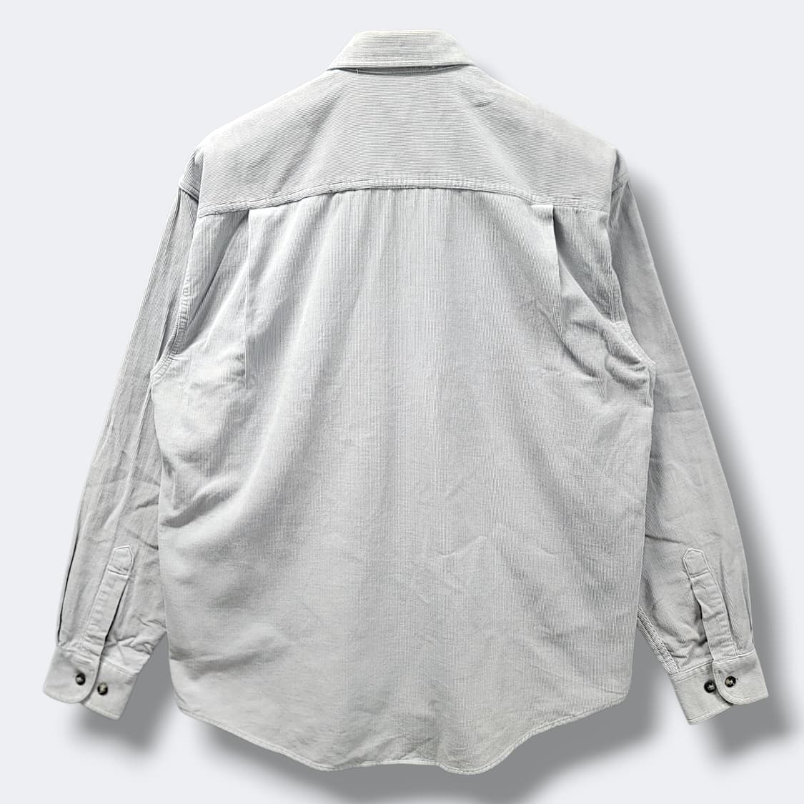 [M] 칼하트 그레이 코듀로이 투포켓 긴팔셔츠 상품이미지2