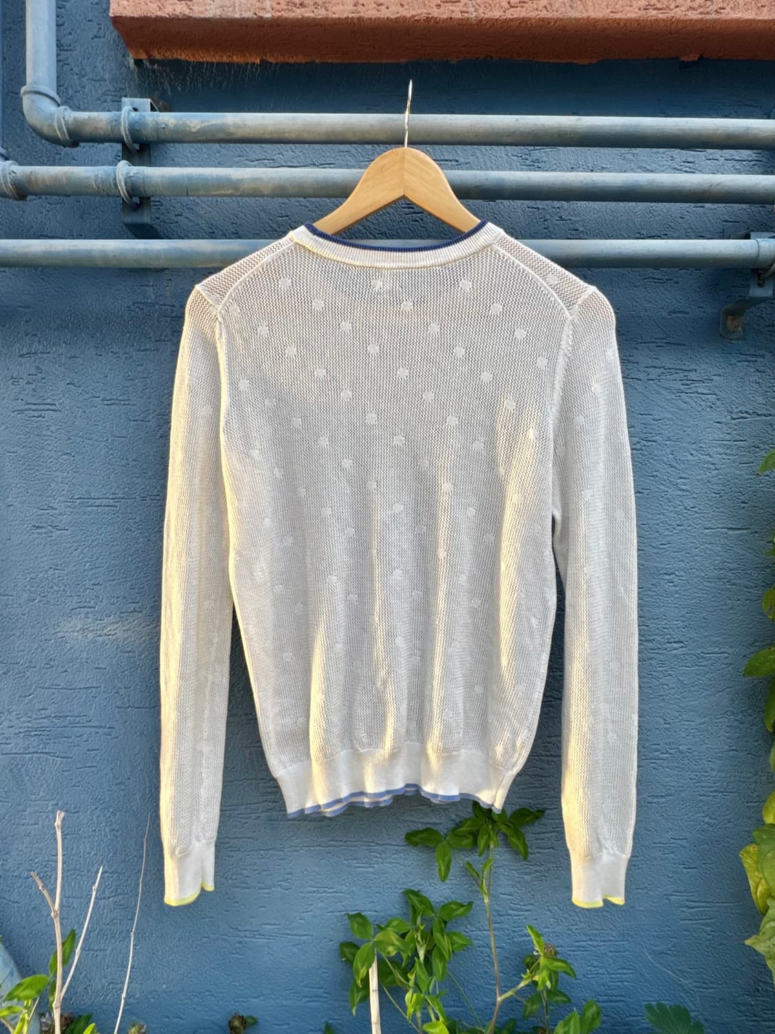 폴 스미스 도트 시스루 니트 (white) 상품이미지8