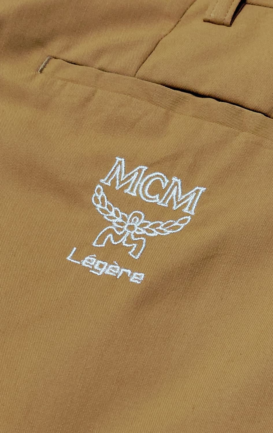 [빈티지/정품] MCM LEGERE 2턱 골드 카키 팬츠 (76사이즈) 상품이미지2