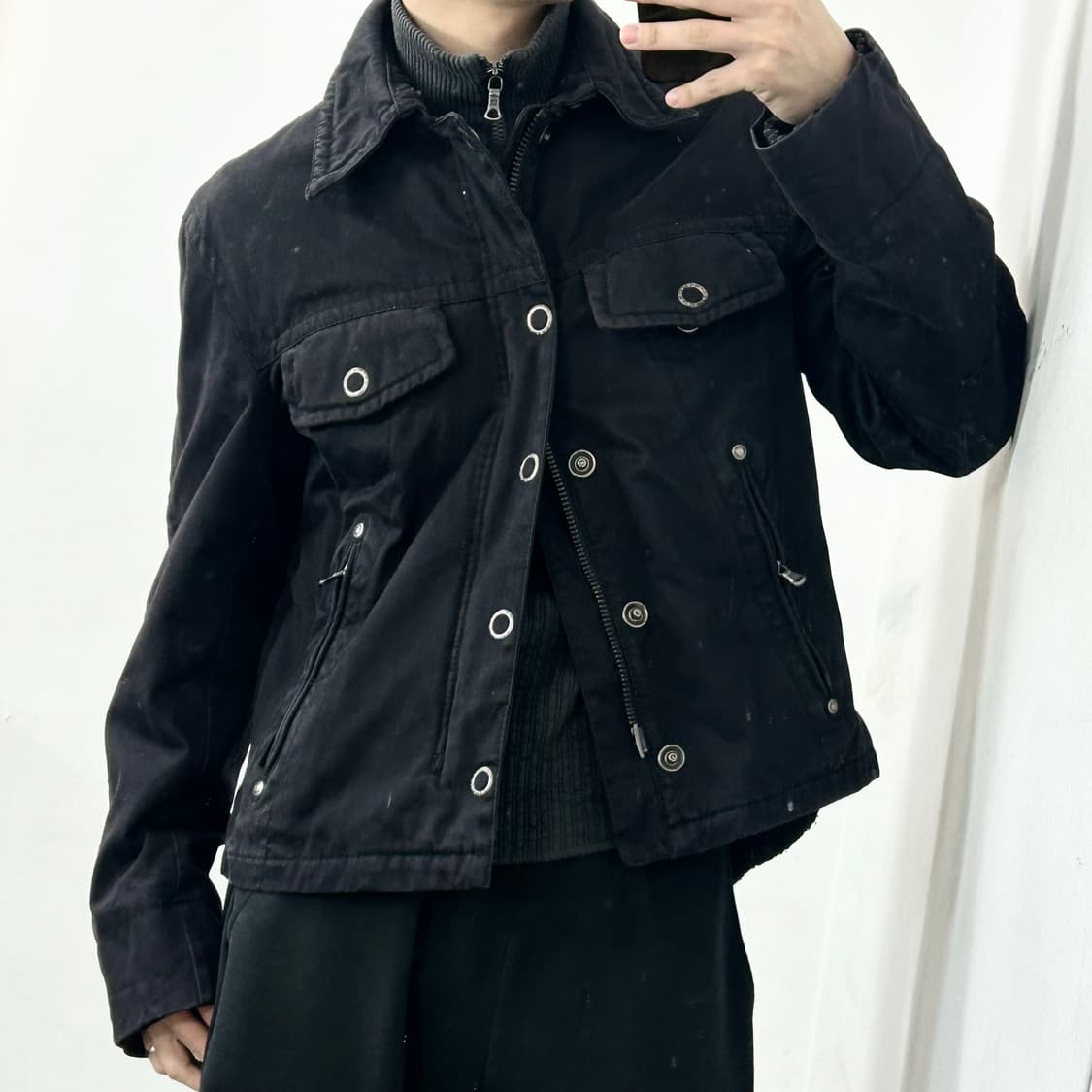 캘빈클라인 투웨이 웨스턴 트러커 자켓 상품이미지1