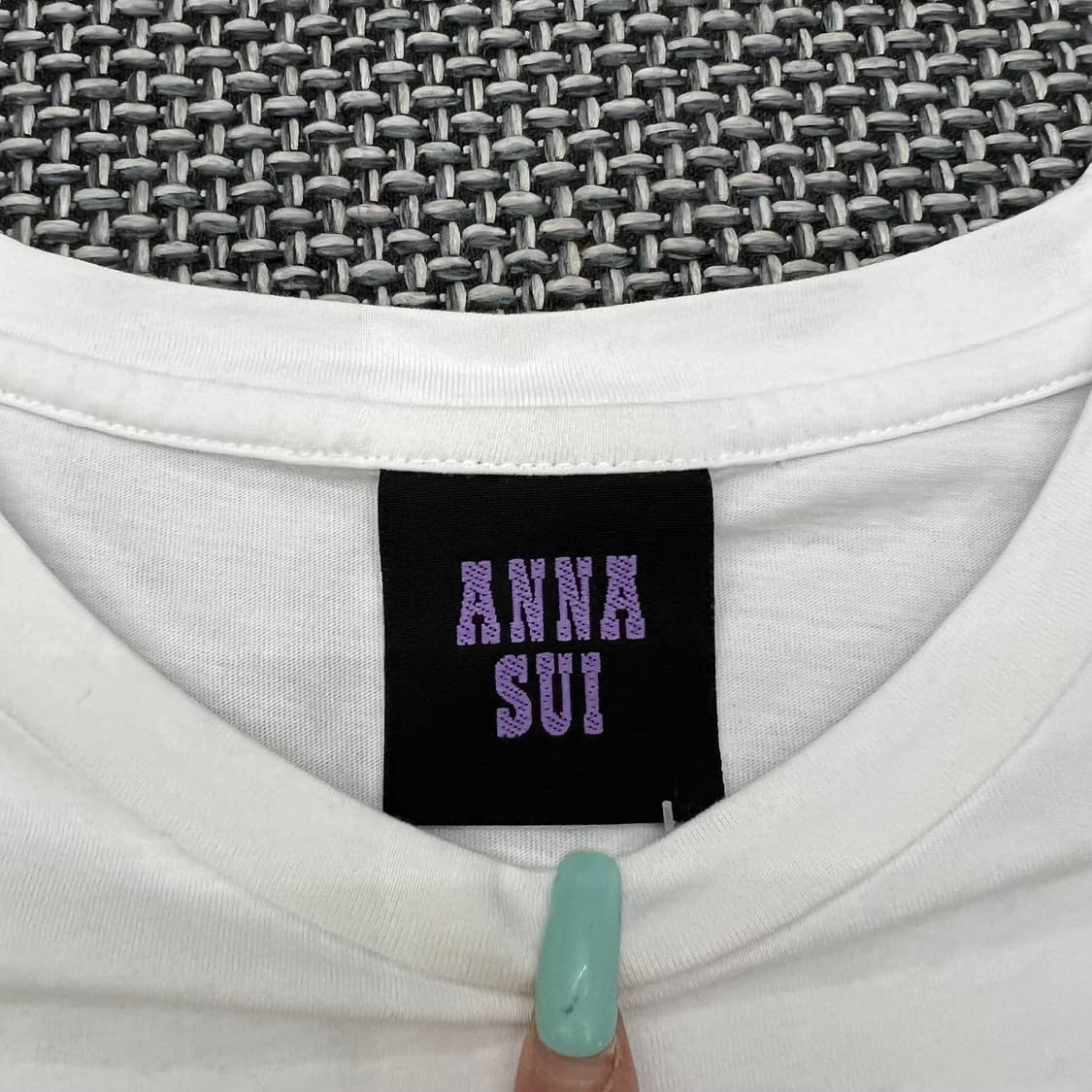 안나수이 큐빅로고 반팔 상품이미지2