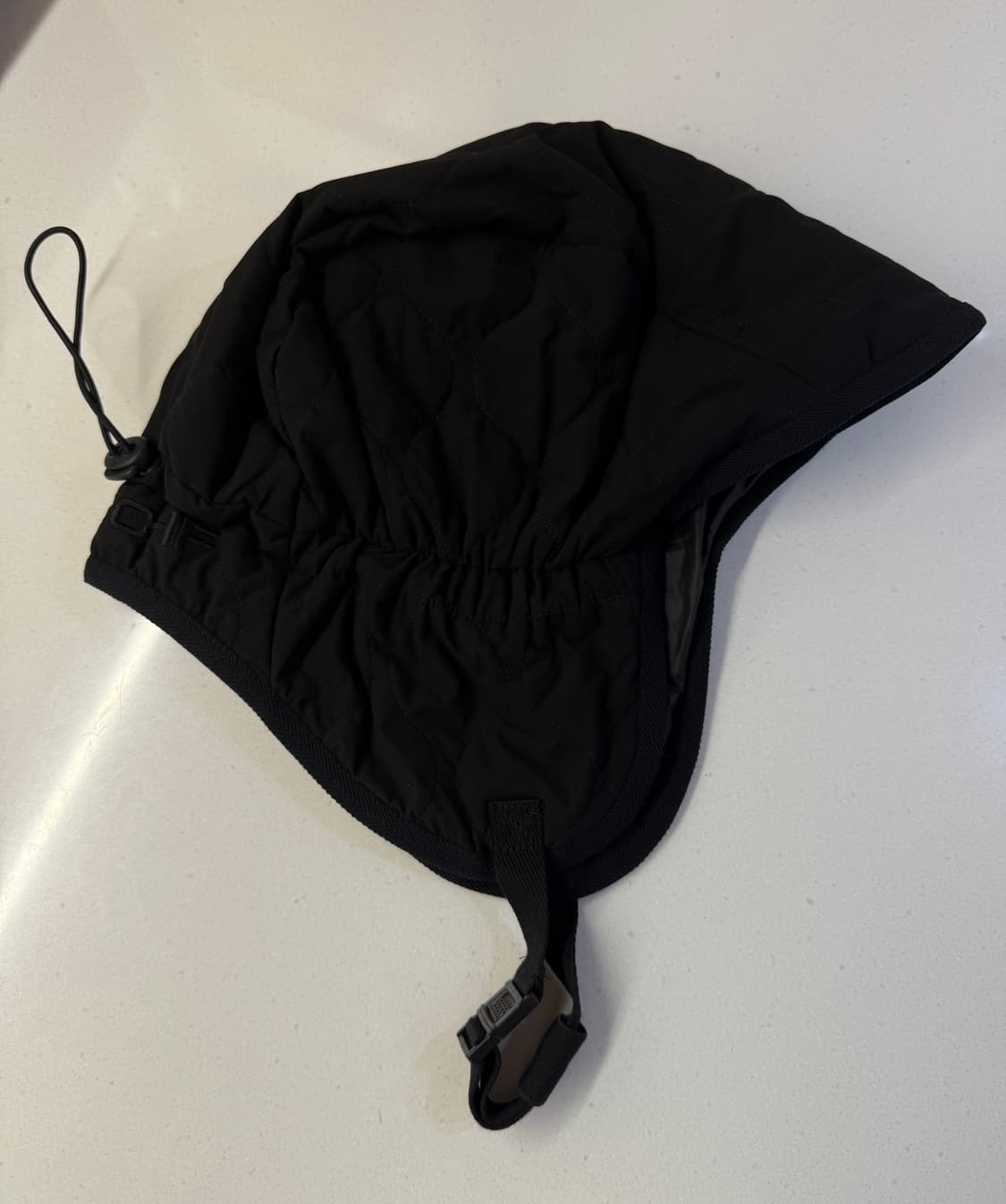 미스치프 퀼티드 푸퍼 햇 블랙 상품이미지9