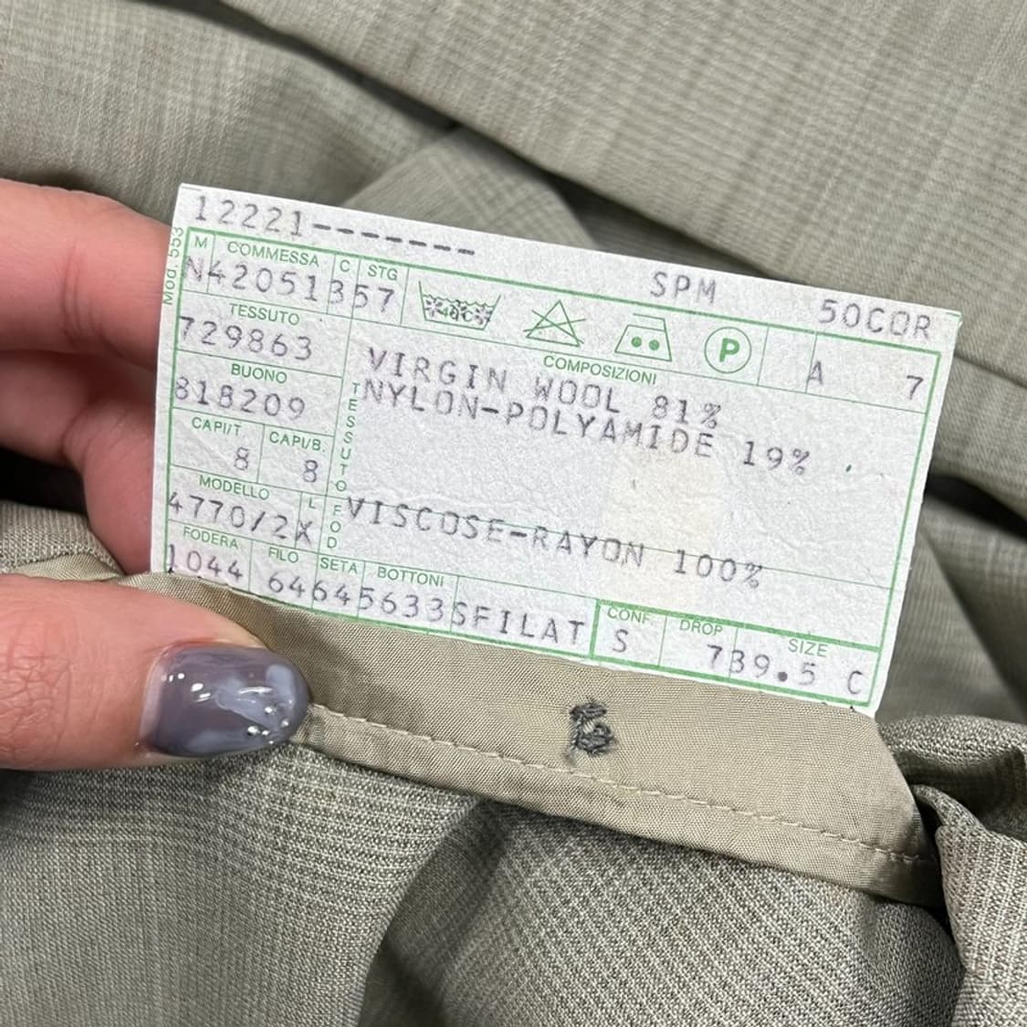 조르지오아르마니 버진울 블레이저 v0961 상품이미지7