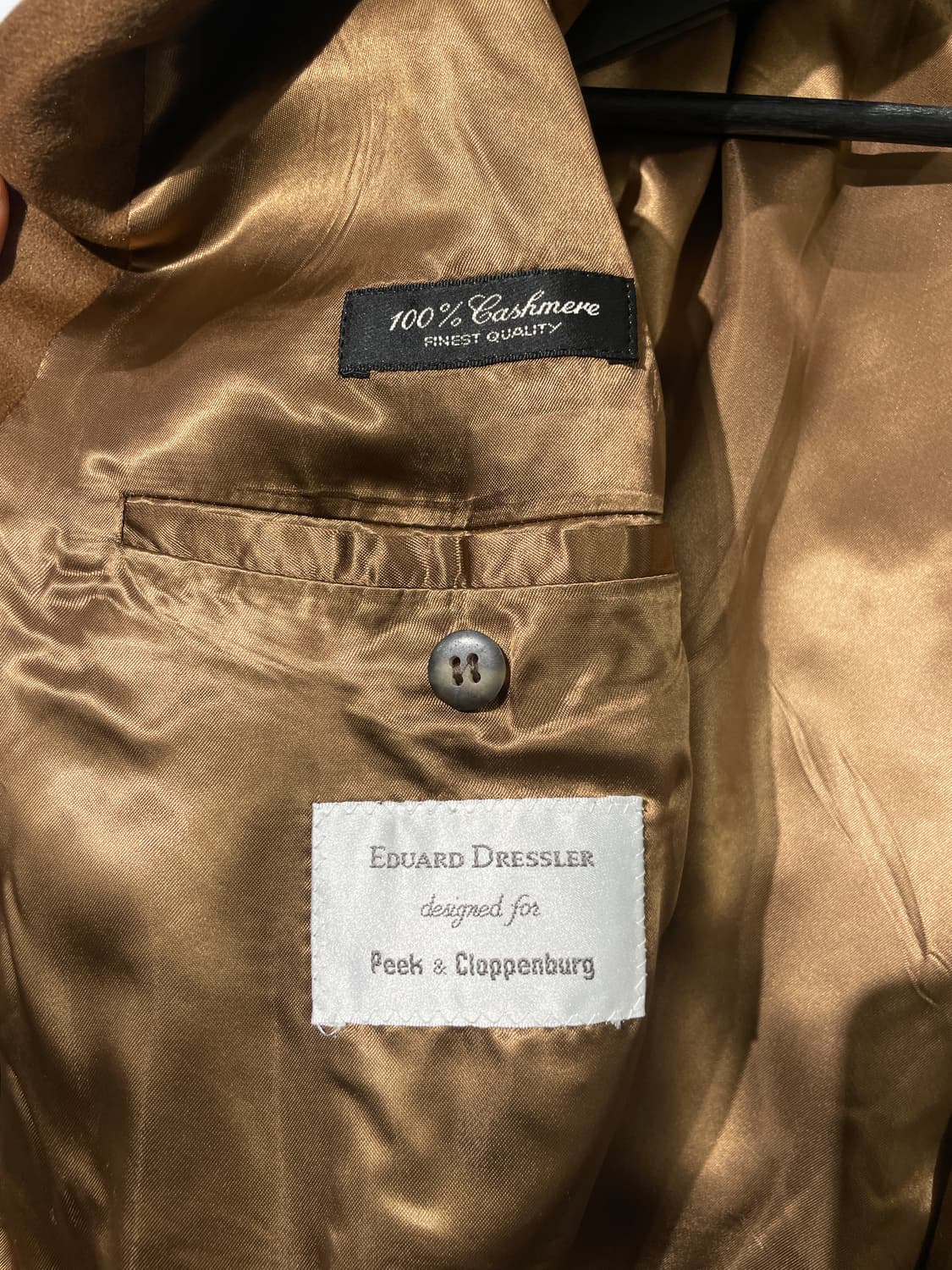 에두아르트 드레슬러 브라운 클래식 캐시미어 코트 상품이미지7