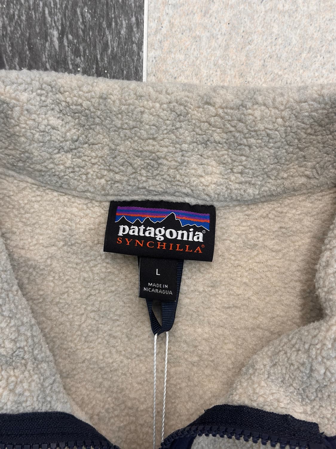 파타고니아 신칠라 오트밀/네이비 집업 자켓  상품이미지8
