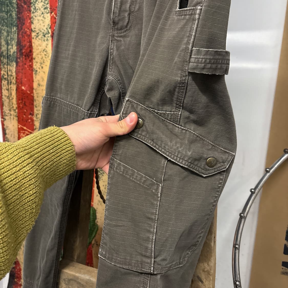 칼하트 오리지널 BDU 립스탑 데미지 카고 워크 팬츠 N699 상품이미지6