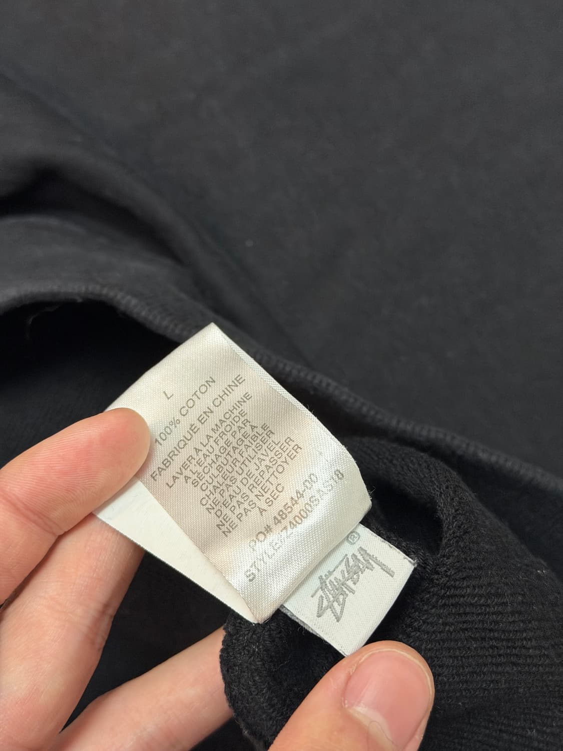 스투시 교토 드래곤 맨투맨 스웻셔츠 블랙 상품이미지7