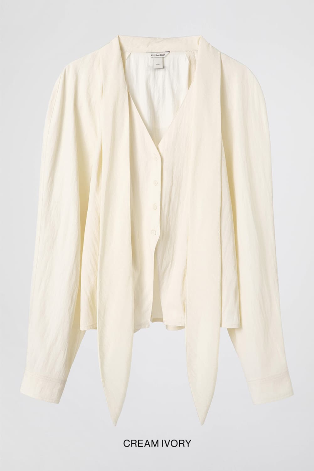 오버듀플레어 타이 블라우스 판매해요 상품이미지1