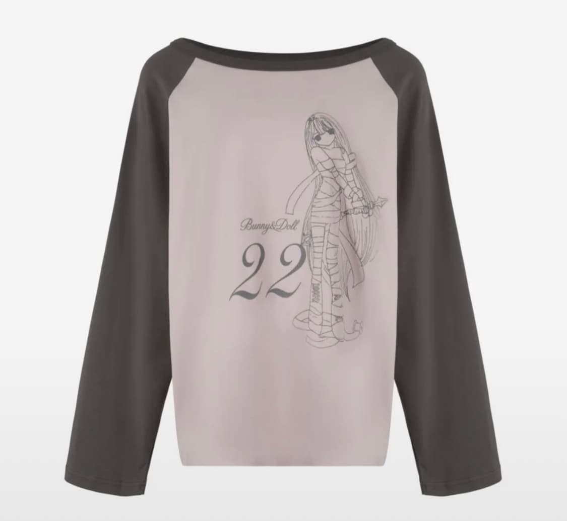 버니앤돌 소녀22 나그랑 티 원숄더 (핑크) 상품이미지1