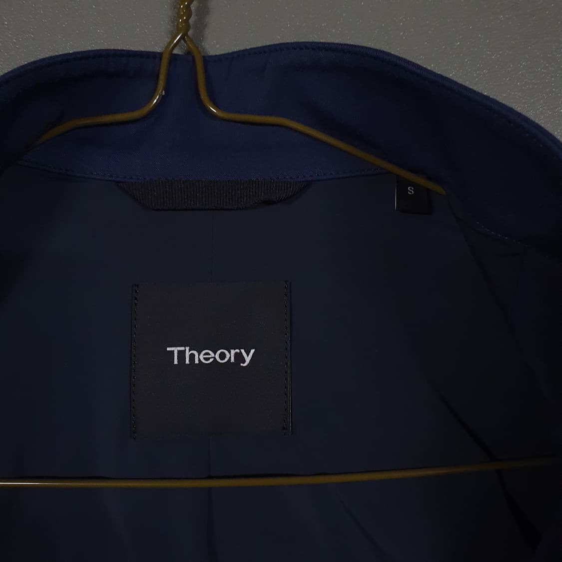실측 M) Theory 띠어리 고급 집업 블루종 봄버 자켓 네이비 상품이미지5