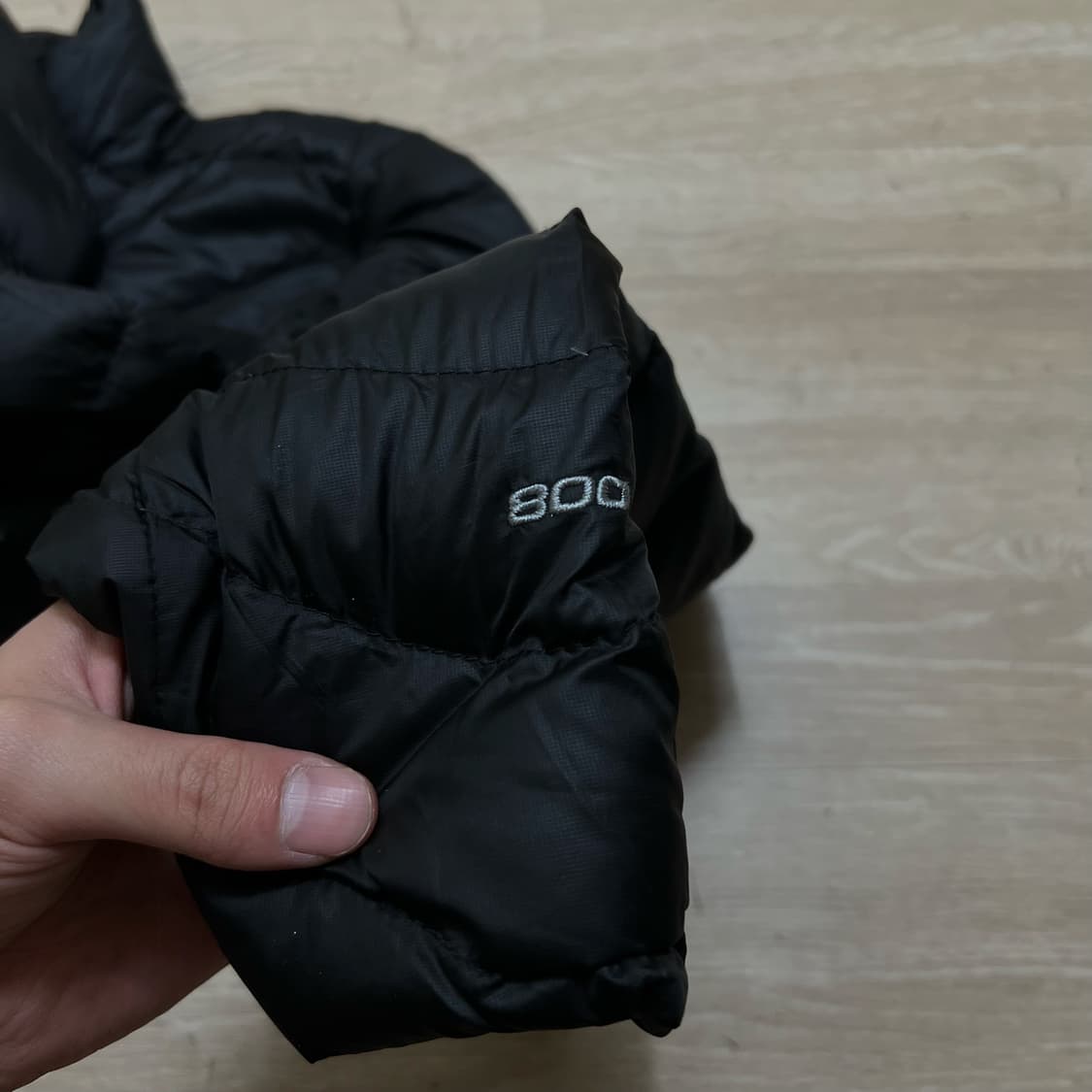 노스페이스 여성 800 구스다운 경량패딩 점퍼 [블랙] S/90 상품이미지5