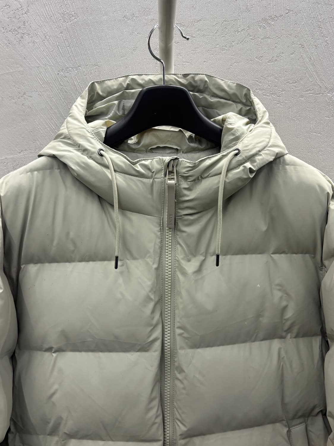 Rains 레인스 롱 푸퍼 자켓 시멘트 XXL 상품이미지3