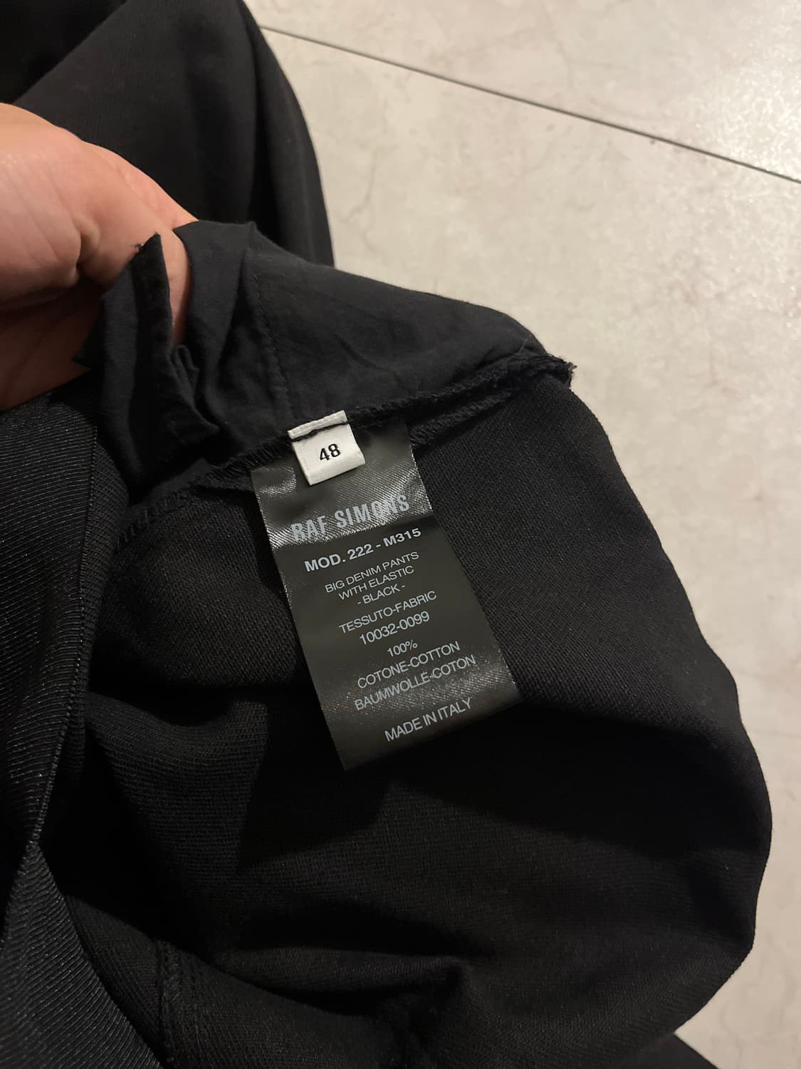 Raf simons 22 FW 빅 데님 팬츠 48 상품이미지6
