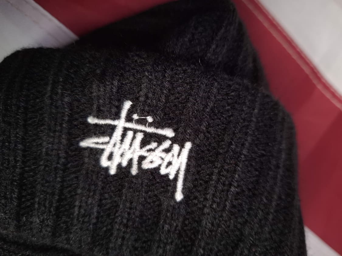 특A 오리지날 스투시 자수로고 블랙 비니 상품이미지6