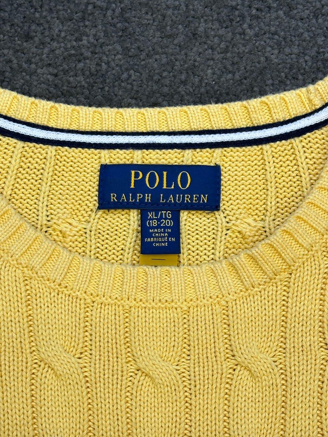 폴로 랄프로렌 꽈배기 니트 XL [실측확인요망] 상품이미지3