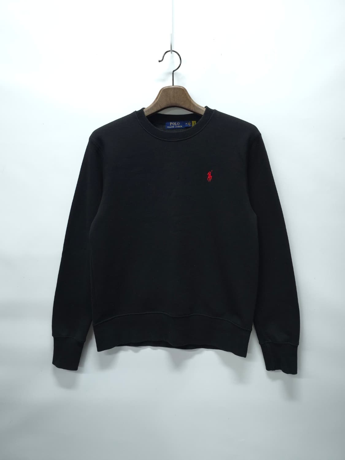 폴로 랄프로렌 기모 맨투맨 블랙 (M) 상품이미지1