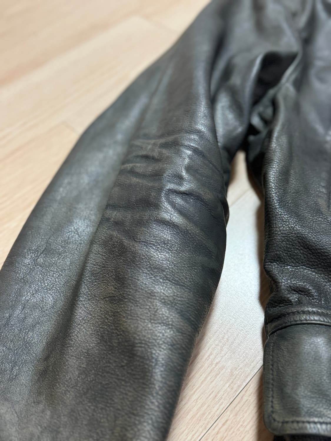 (M) RRL 인디고 레더 카 코트 자켓 더블알엘 상품이미지2