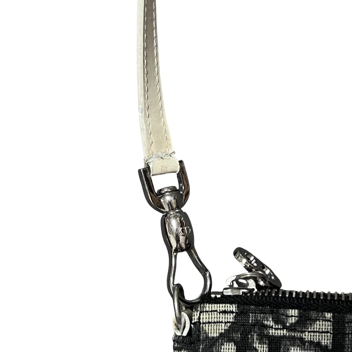 디올 미니 새들백 블랙 오블리크 PVC 상품이미지7