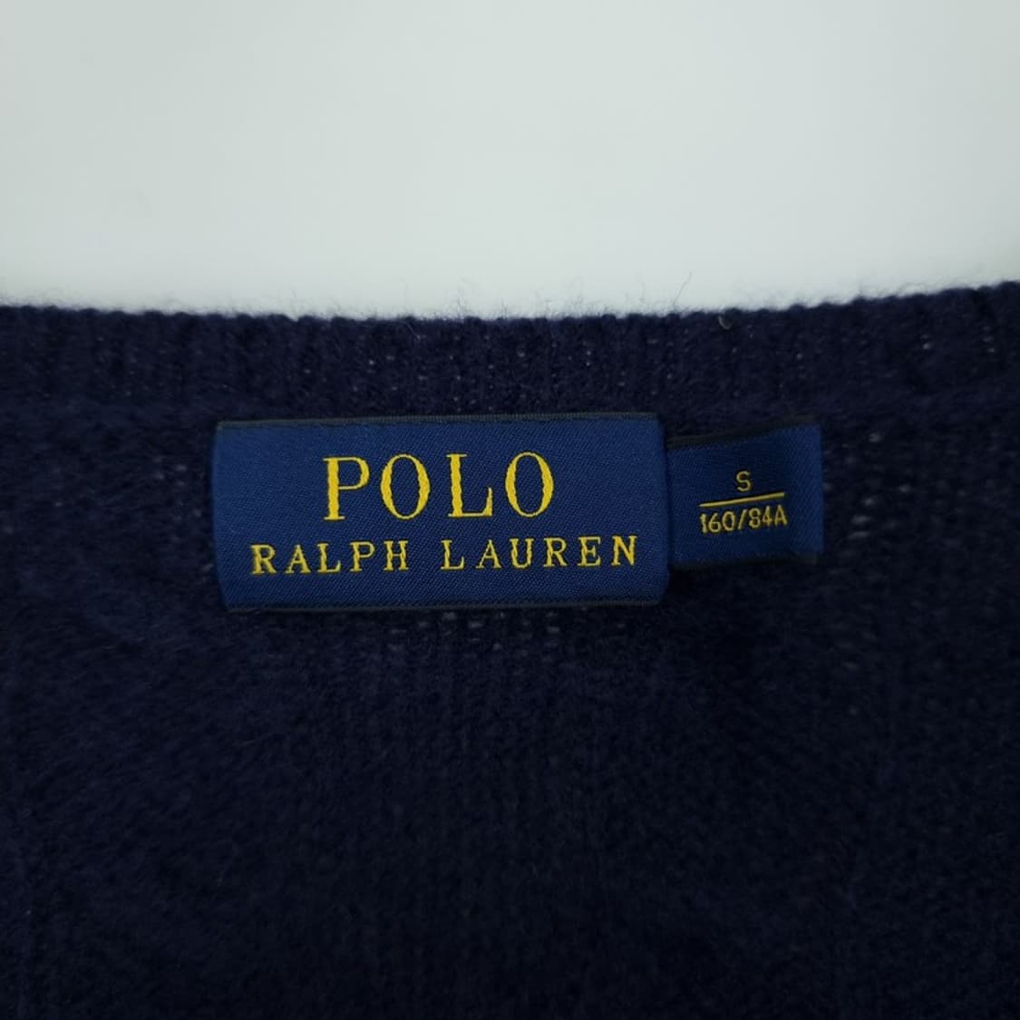 [폴로 랄프로렌] 포니 로고 자수 브이넥 케이블 꽈배기 니트 M19862 상품이미지7