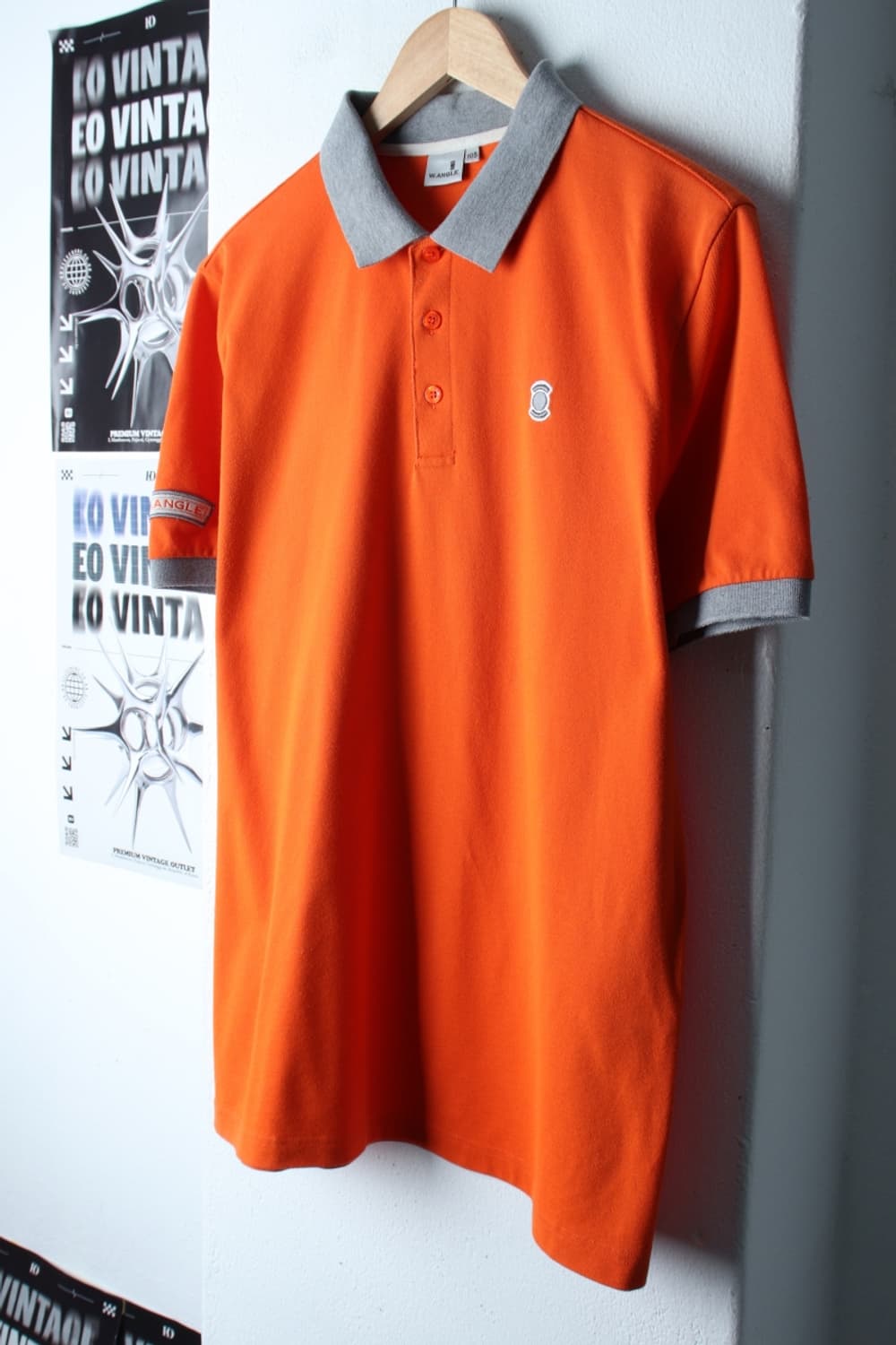 (XL-2XL) 와이드앵글 반팔 카라 티셔츠 골프 기능성-H30634 상품이미지1
