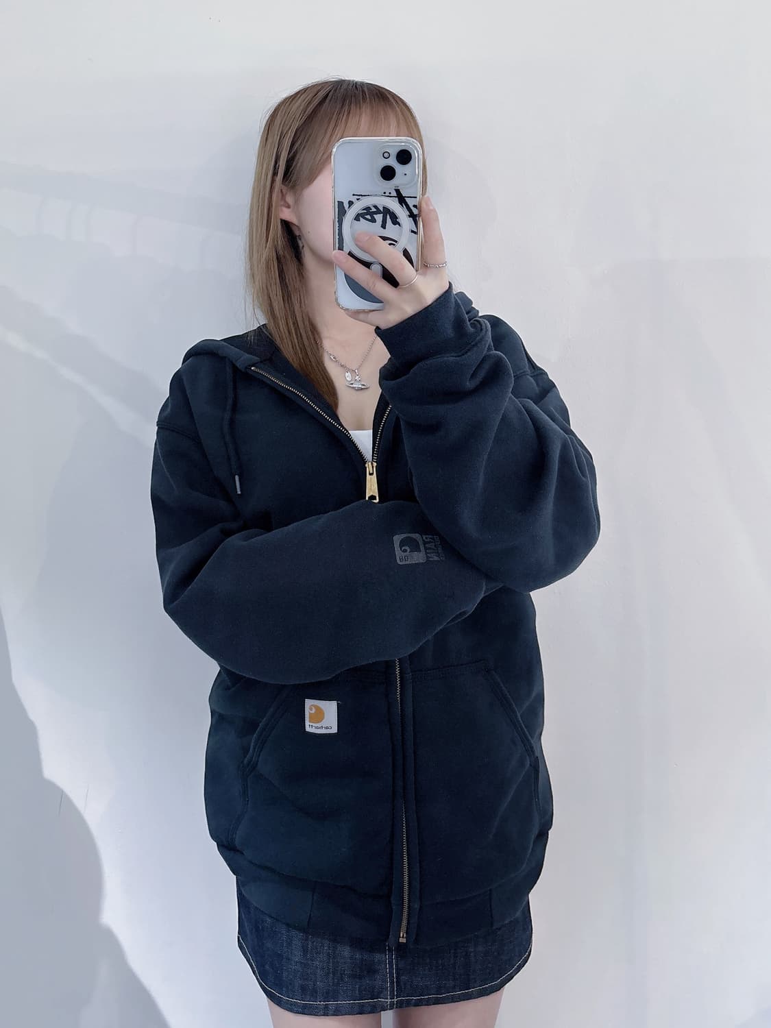 칼하트 레인디펜더 써멀 후드집업 상품이미지1