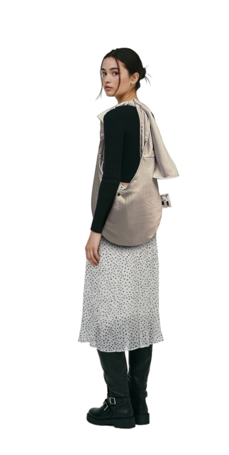 씨씨씨프로젝크 새틴크로스바디백 베이지골드 상품이미지6