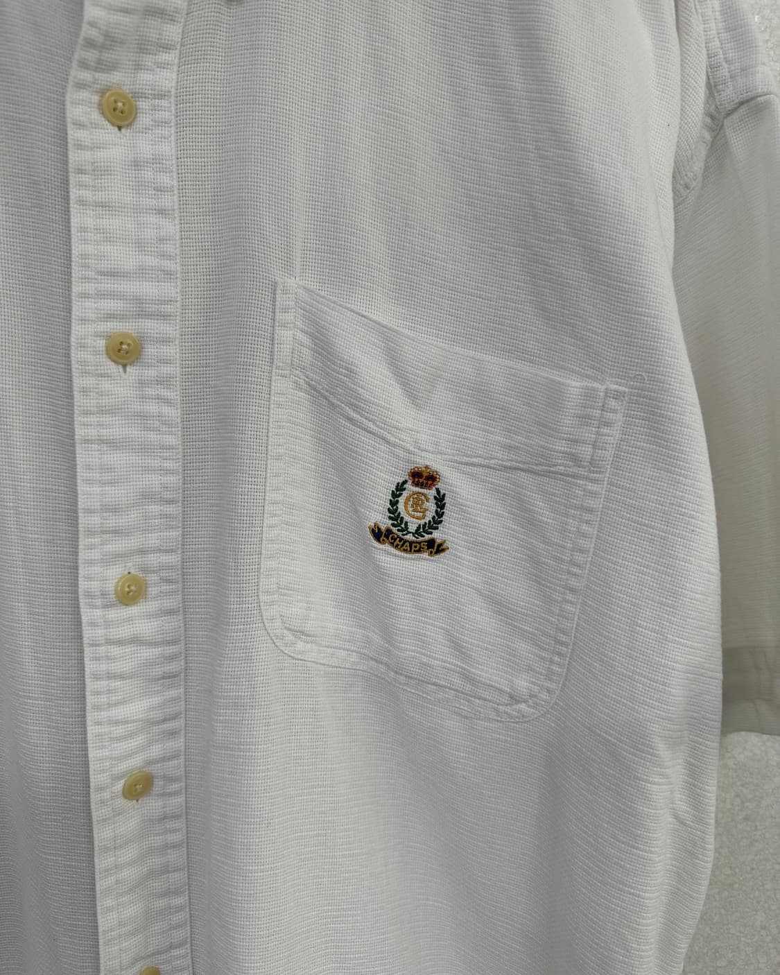 (2XL)CHAPS 화이트 반팔셔츠-M2068 상품이미지2