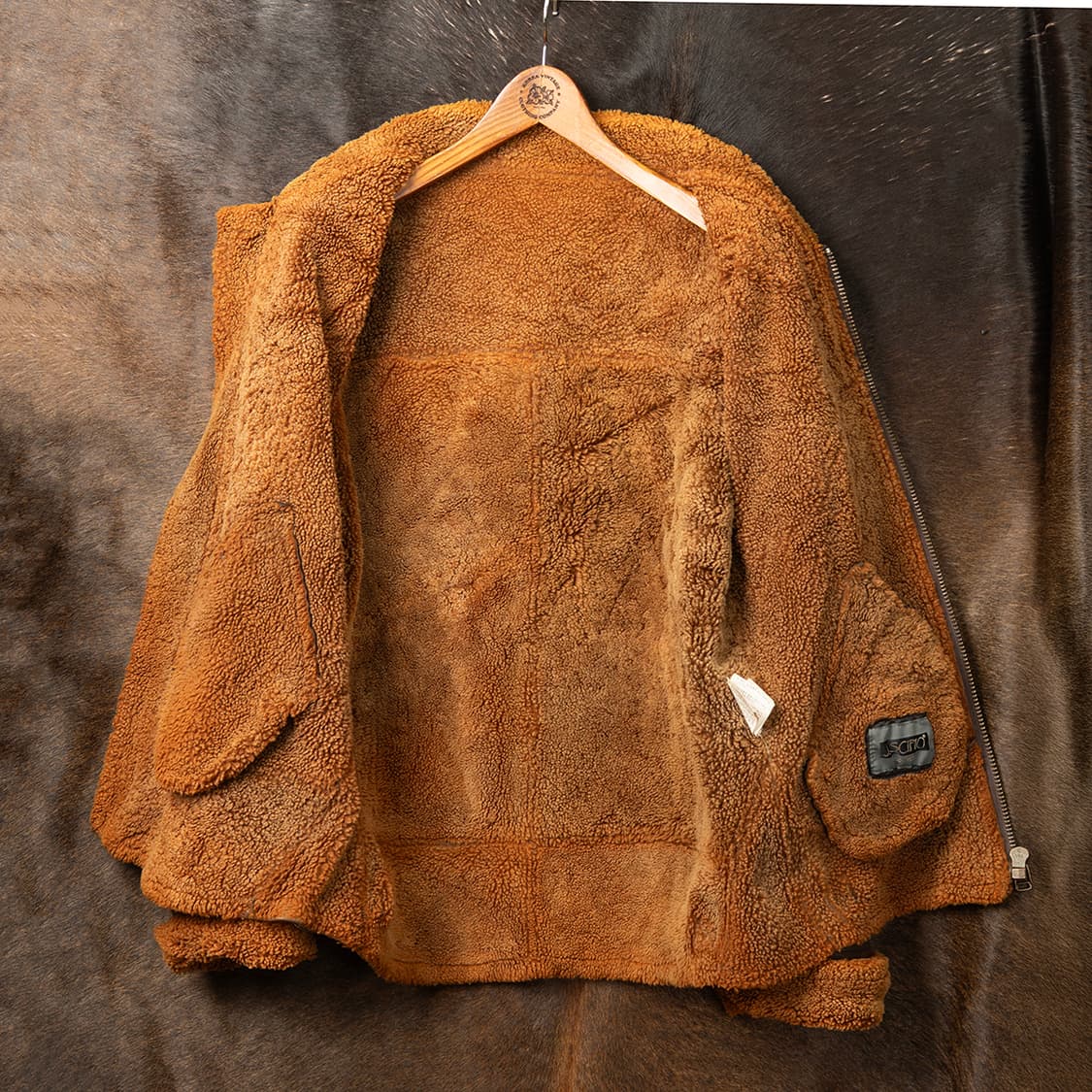 [107] 90s J.SCIPIO 빈티지 양가죽 양털 무스탕  상품이미지6