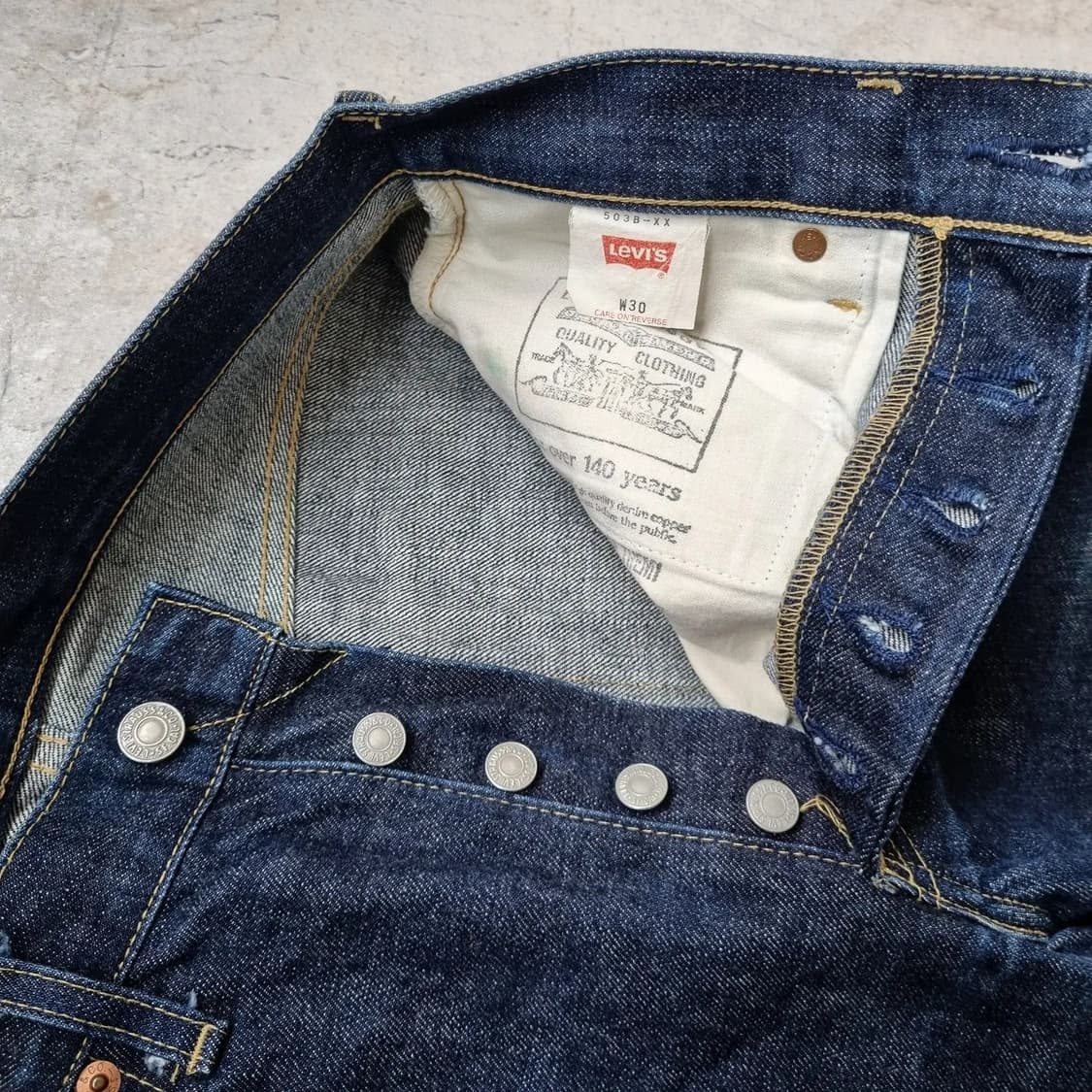 90s jpn Levis Big E 503B Selvedge 상품이미지5