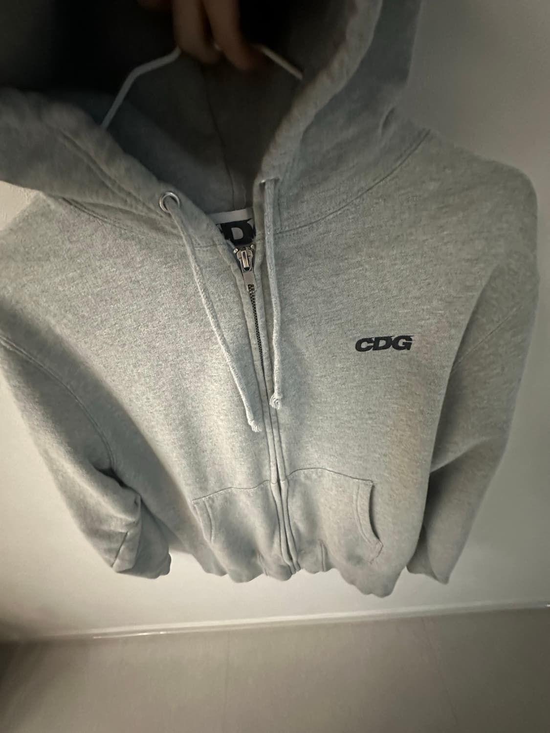 Cdg 후드집업 그레이 상품이미지2