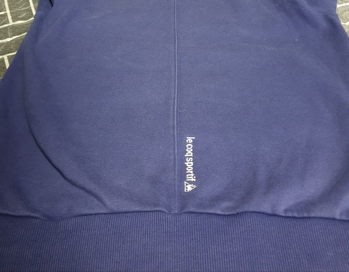 르꼬끄 스탠다드 자수로고 기모맨투맨 퍼플 (XL) 상품이미지4