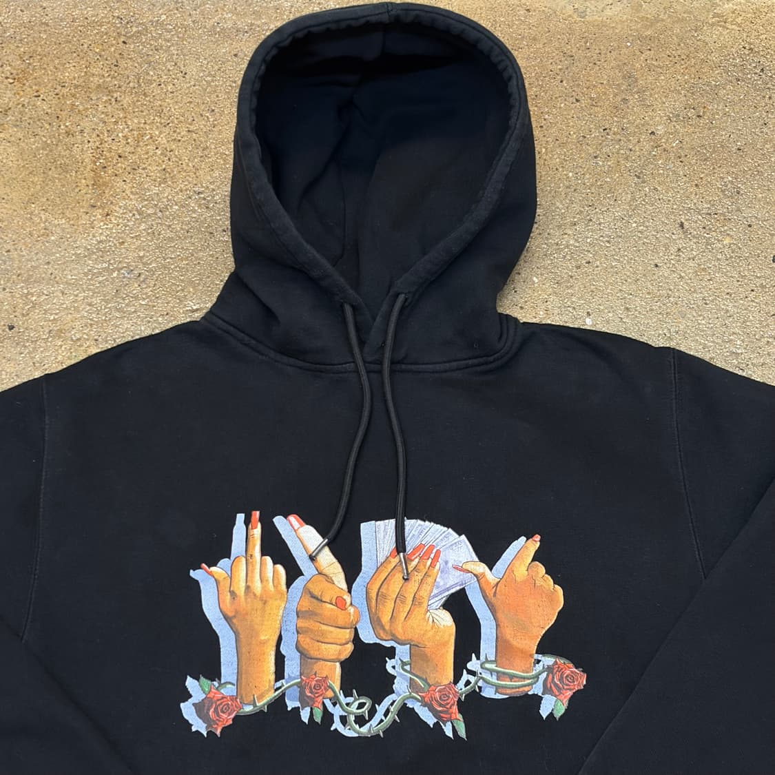 USA 미국 빈티지 핑거 후드티 상품이미지2