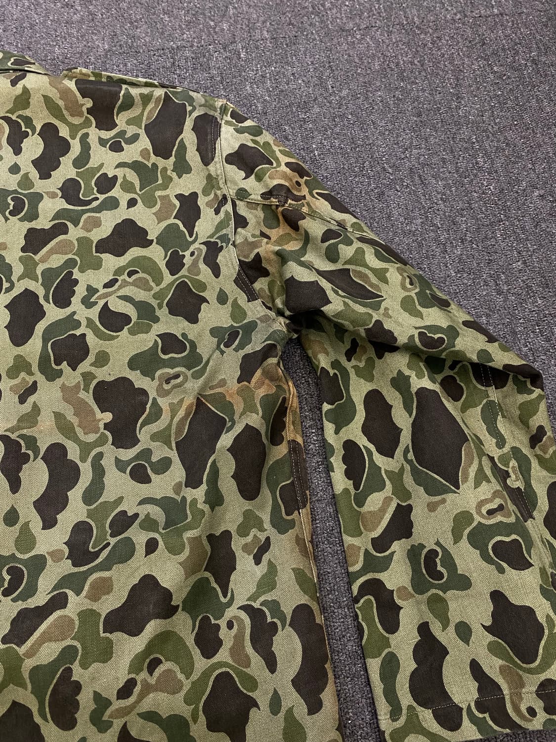 60s korea army 밀리터리 카모 셔츠 상품이미지6