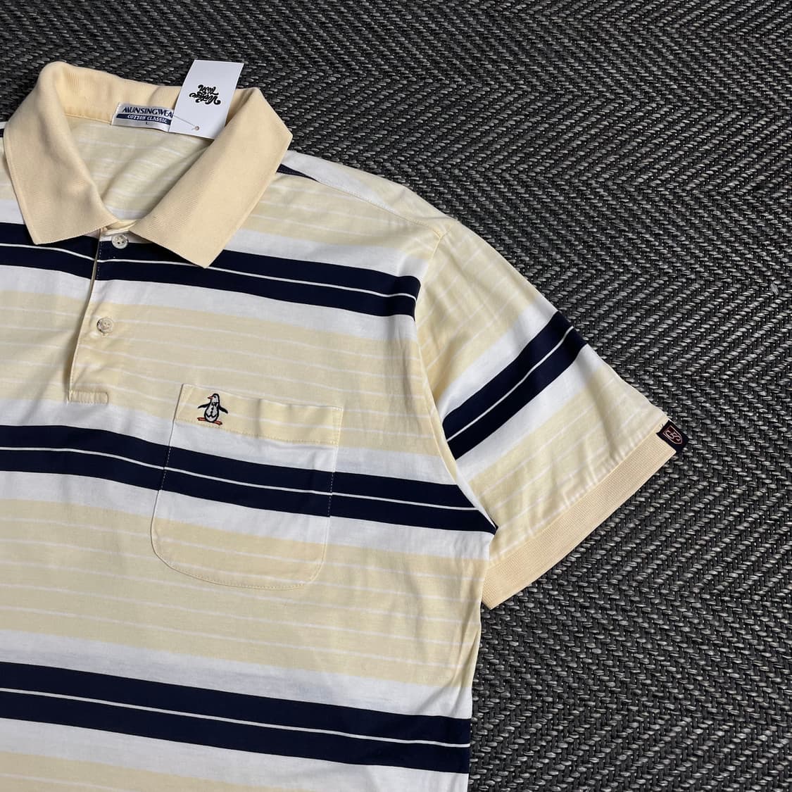 먼싱웨어 아카이브 단가라 피케이 티셔츠o 3674 상품이미지3